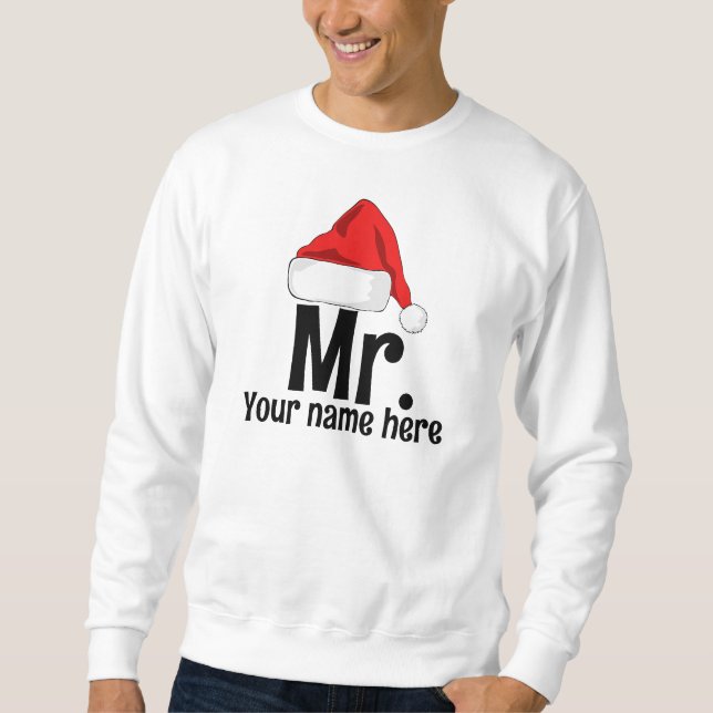 Personalized Mr.Santa Sweatshirt (Front)