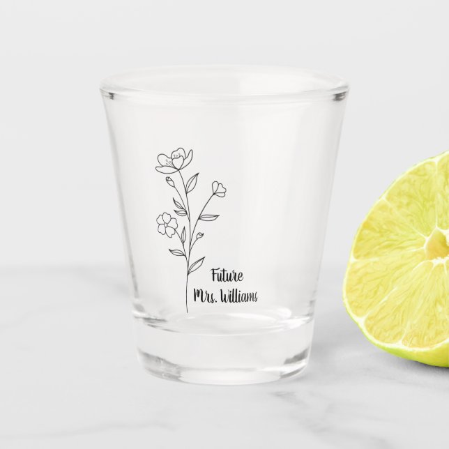 Personalized Mrs Gifts for the bride to be cup wit (Front)