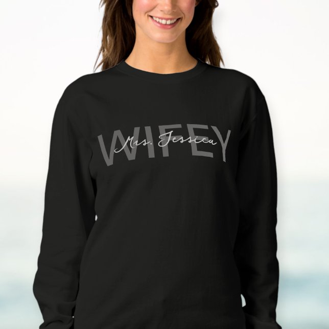 Personalized Mrs. sweatshirt (Creator Uploaded)