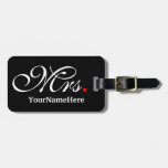 Personalized Mrs. Wife Bride His Hers Newly Weds Luggage Tag at Zazzle
