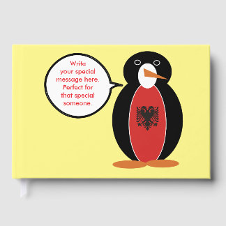 Personalized Ms. Penguin Albania Guest Book