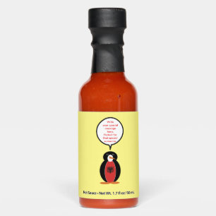 Personalized Ms. Penguin Albania Hot Sauces