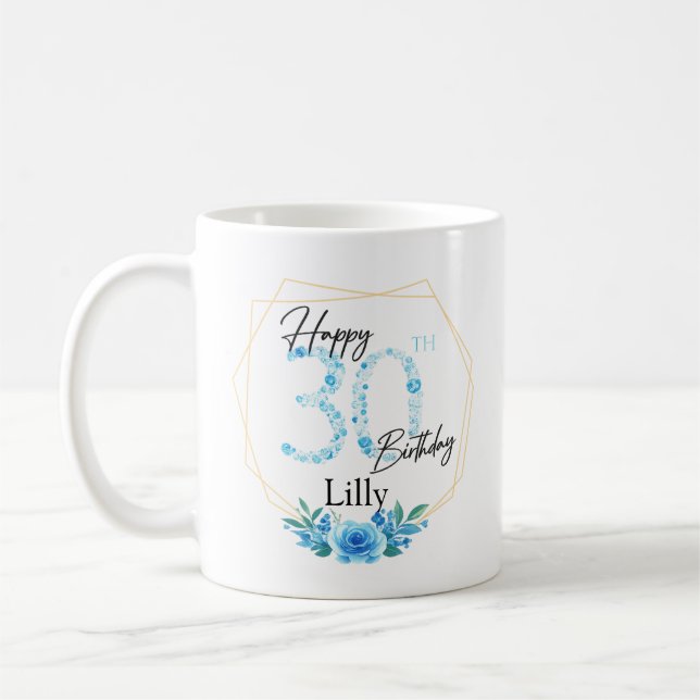 Personalized Mug Birthday Gift for Her With name  (Left)