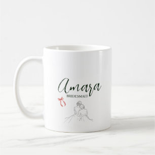 Personalized Mug, Bridesmaid Gift Coffee Mug