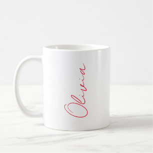 Personalized mug, custom mug, calligraphy name,  coffee mug