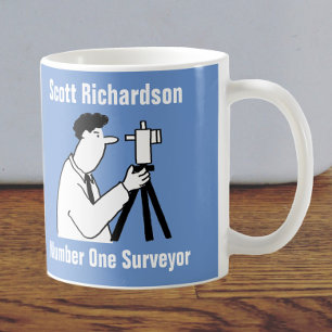 Personalized Mug for a Surveyor