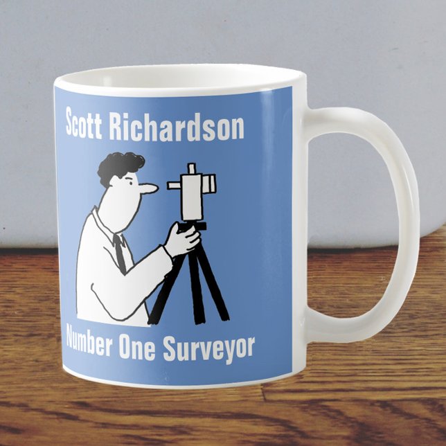 Personalized Mug for a Surveyor (Creator Uploaded)