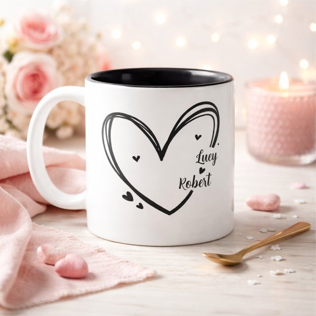 Personalized mug for couples with names  (Creator Uploaded)