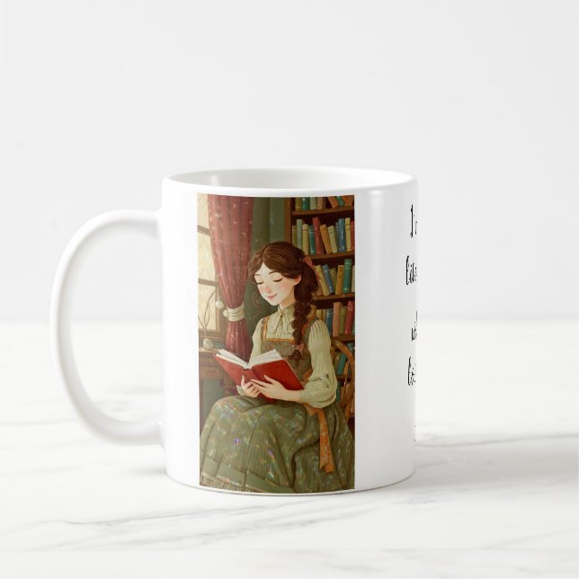 Personalized Mug "Literary Girl" (Left)