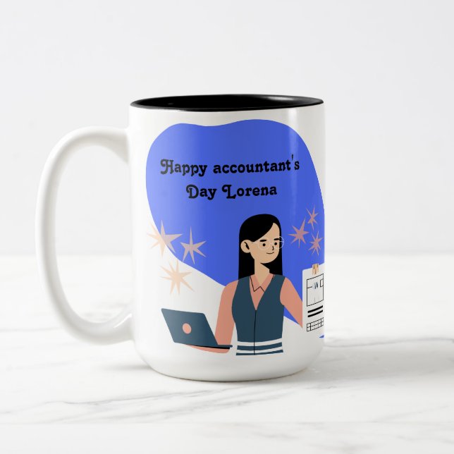 personalized mug to celebrate the accountant (Left)