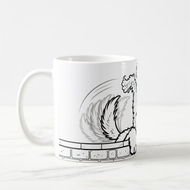 Personalized mug with a dog design (Left)