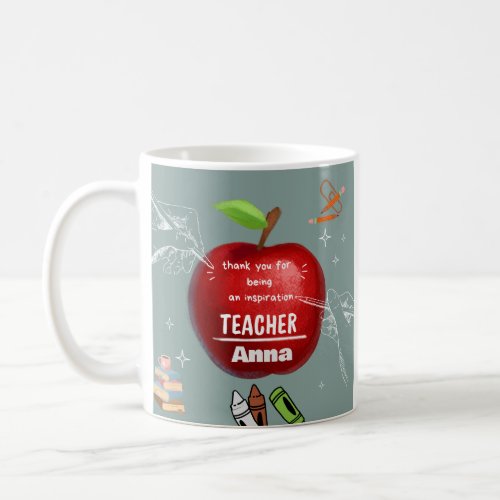 Personalized Mug with Your Name ideal for teachers