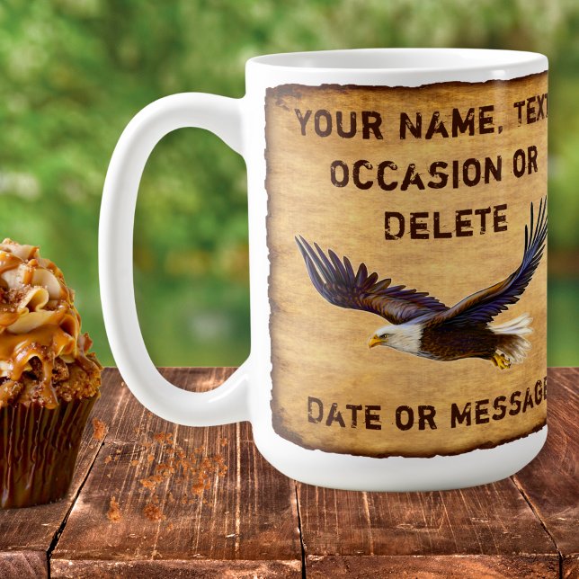Personalized Mugs for Dad, Husband. Eagle Gifts (Gifts for Eagle Lovers. Personalized Father's Day Gift. Personalised gift for son Cheap gift for Dad)
