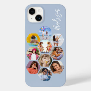 Personalized Multi Photo Collage Name Case-Mate iPhone 14 Plus Case