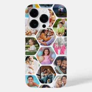 Personalized Multi Photo Hexagon Collage Case-Mate iPhone 14 Pro Case