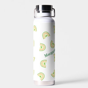 Personalized Multicolor Rainbows Water Bottle