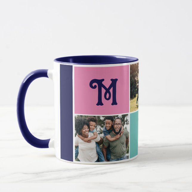  Personalized Mum | Mothers Day 3 Photo Collage Mug (Left)