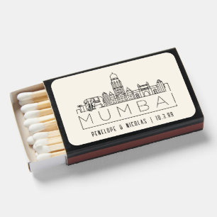 Personalized Mumbai Wedding Favor Matches