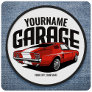 Personalized Muscle Car 1967 Red Fastback Garage  Patch