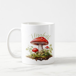 Personalized Mushroom Coffee Mug