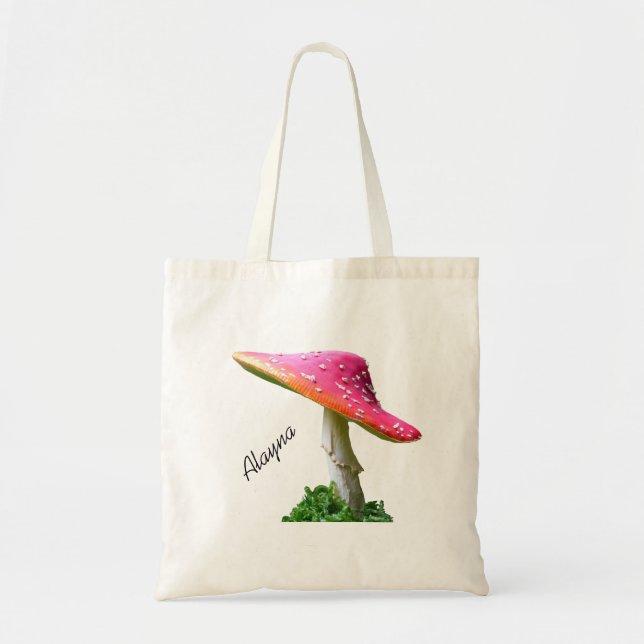 Personalized Mushroom Tote Bag (Front)