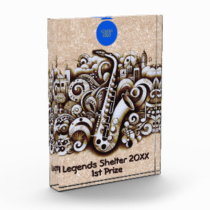 Personalized Music Acrylic Award