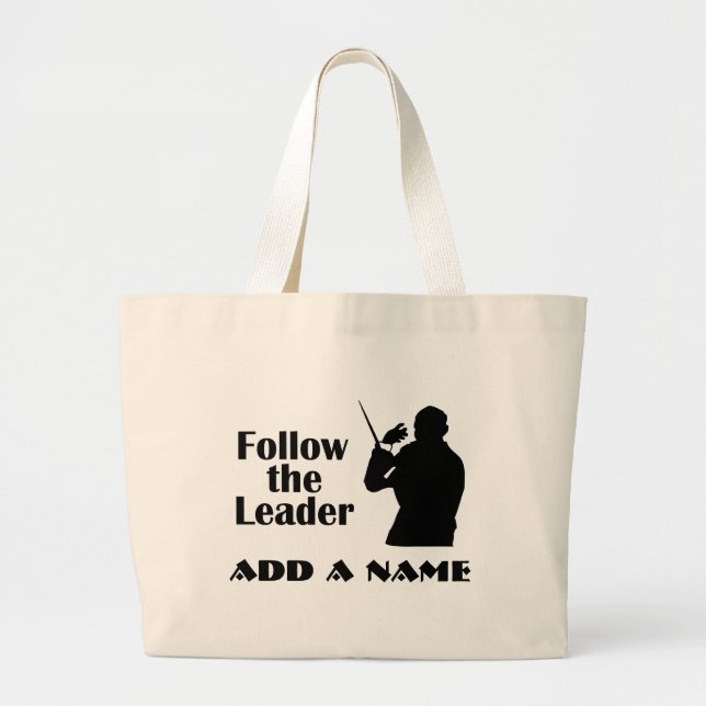 Personalized Music Conductor Tote Bag (Front)