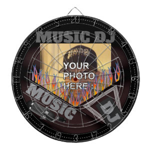 Personalized Music DJ Dartboard