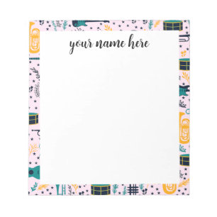 Personalized Music Instruments Notepad