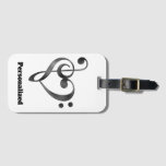 Personalized Music Lover Luggage Or Instrument Tag at Zazzle