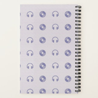 Personalized Music Lovers' Spiral Notebook