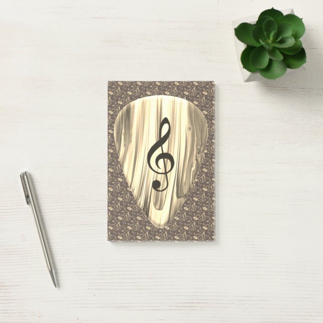 Personalized Music Note Guitar Pick  (Office)