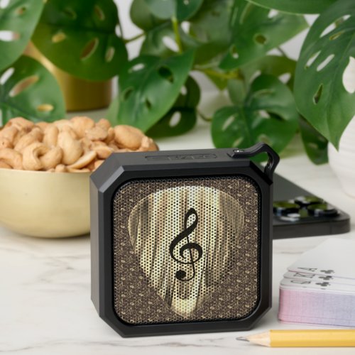 Personalized Music Note Guitar Pick  Bluetooth Speaker