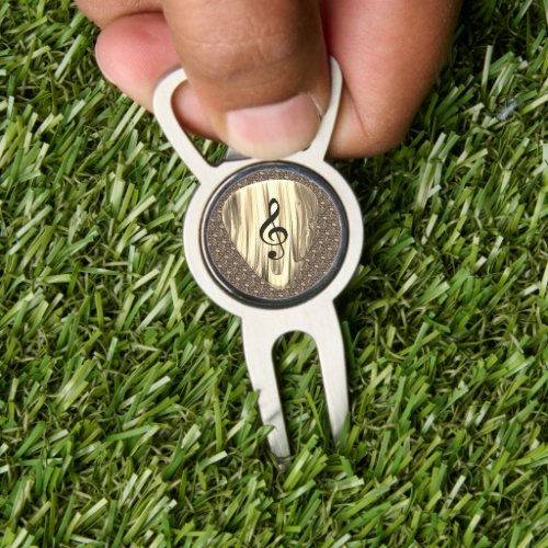 Personalized Music Note Guitar Pick  Divot Tool