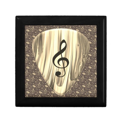 Personalized Music Note Guitar Pick  Gift Box