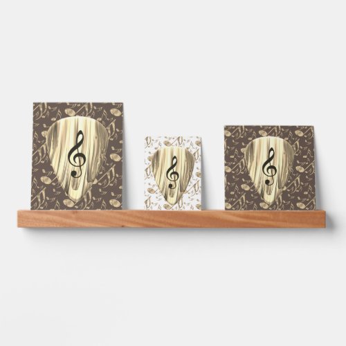 Personalized Music Note Guitar Pick  Picture Ledge