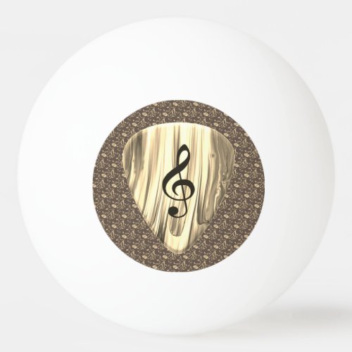 Personalized Music Note Guitar Pick  Ping Pong Ball