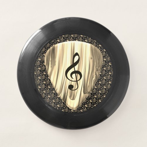 Personalized Music Note Guitar Pick  Wham_O Frisbee