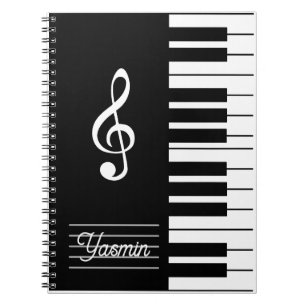 Personalized Music Notebook Piano Teacher 