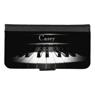 Personalized Music Piano Wallet Phone Case