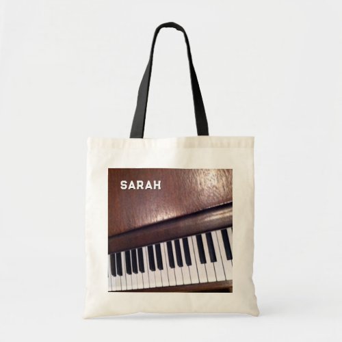 Personalized Music Tote Bag