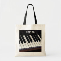 Piano Bag for Girls Personalized Kids Keyboard Music Sophia Tote Bag