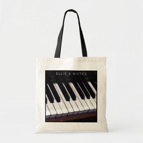 Personalized Music Tote Bag