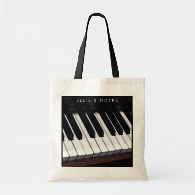 Personalized Music Tote Bag (Front)