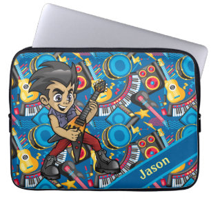 Personalized Musical Cartoon Laptop Sleeve