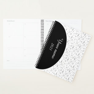 Personalized Musical symbols Planner
