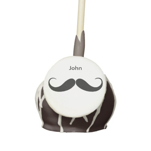 Personalized Mustache Cake Pops