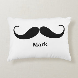 Personalized Mustache Pillow