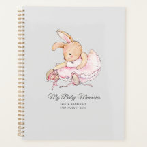 Personalized MY BABY MEMORIES - Rabbit Ballerina