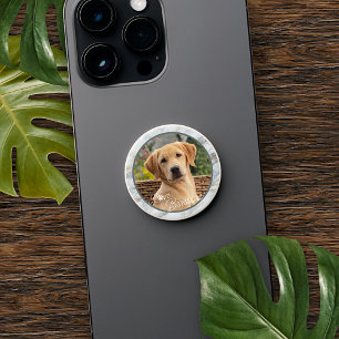 Personalized My Best Friend Photo Love Paw PopSocket